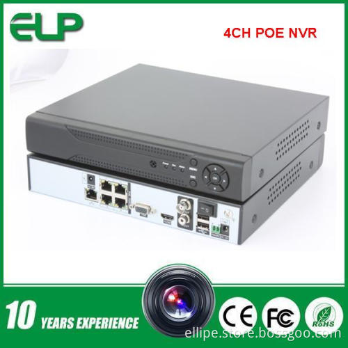 4CH 960p P2p Onvif Poe NVR Network Video Recorder with BNC/VGA/HDMI Port